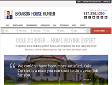 Tablet Screenshot of bransonhousehunter.com